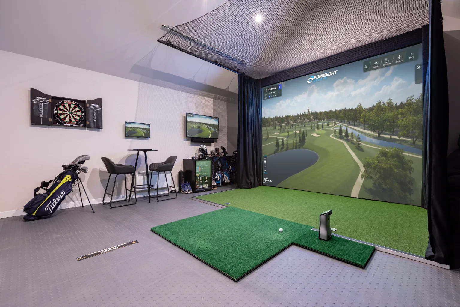 Pro Sim Right Angle Open Curtain