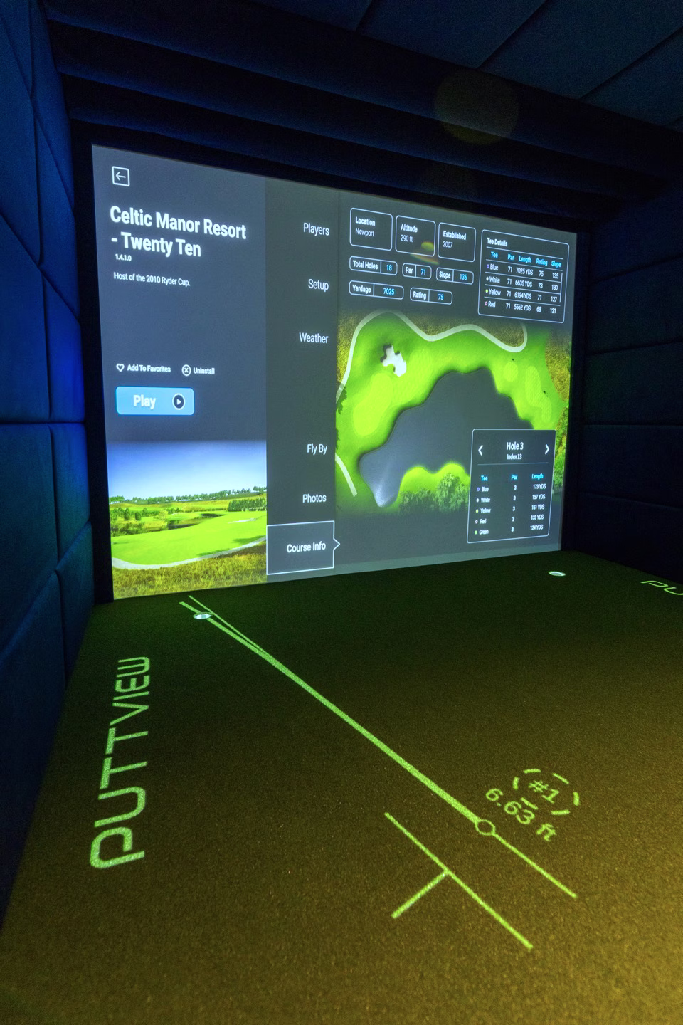 From full swing to first putt, the round stays connected